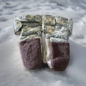 Set guanti vintage US Army militari tempo estremamente freddo taglia media con fut - Foto 1 di 14