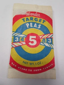 Vintage toy wonder target peas bag slingshot shooting 1954 unopened - Picture 1 of 2
