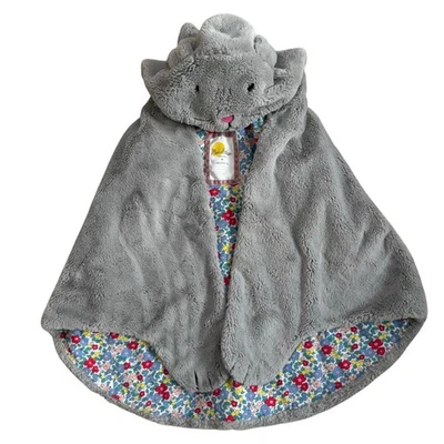 Mini vestido fantasia Boden em excelente estado usado pele sintética capa de coelho - Imagem 1 de 4