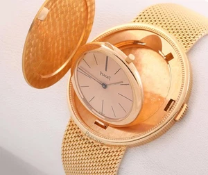 Piaget 18K 20K Yellow Gold 20 Dollar Double Eagle Coin Watch 1893 Vintage - Picture 1 of 15