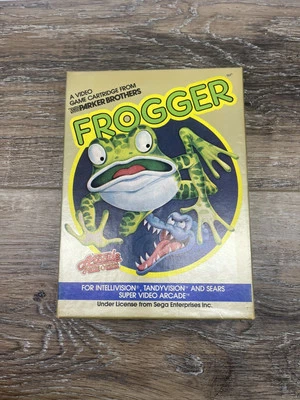 (VTG) Intellvision, Tandy Vision Frogger Video game with original box W Manual - Image 1 of 4