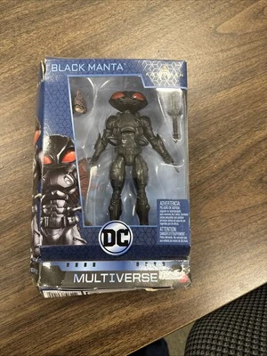 NUEVA FIGURA DE ACCIÓN DC Multiverse Collect Connect 6" manta negra ~ Mattel 2018 Foto 1 de 4
