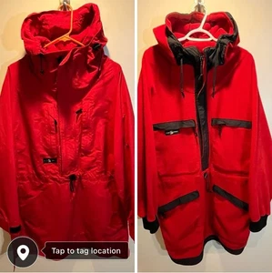 Vintage Steger Designs Anorak & Fleece Mukluk Ely MN Polartec USA Hoodie Mens M - Picture 1 of 21