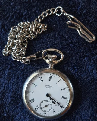 VINTAGE 1920S INGERSOLL JUNIOR OPEN FACE POCKET WATCH WORKING, EXCELLENT... - Image 1 of 4