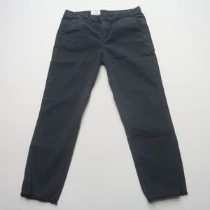 Nili Lotan East Hampton Hose Gr. 6 schwarz Baumwollhose Stretch Freizeit Chino - Bild 1 von 9