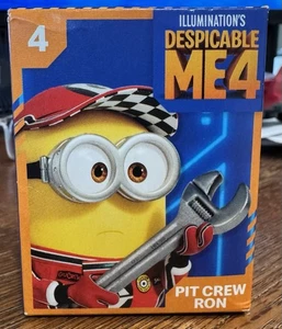 Despicable ME 4 Minion Pit Crew Ron Collector Item Toy #4 Illuminations - Picture 1 of 3