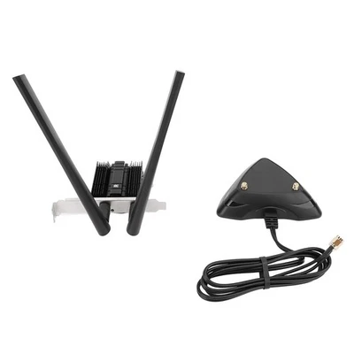 PCI-E WiFi Adapter For BE200 8774Mbps Tri Band Wireless Network - Image 1 of 4