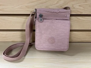 Kipling Blush Pink Cross Body Bag Size 6" x 7" Purse Slingpack Pocket Book - Picture 1 of 6