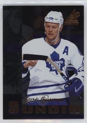1997-98 Pinnacle Inside Coaches Collection Mats Sundin #21 HOF - Image 1 of 2