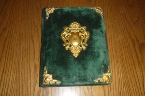 Altes tolles - goldverziertes Luxus - Fotoalbum mit 30 CDV - KAB Fotos !!! - Bild 1 von 9