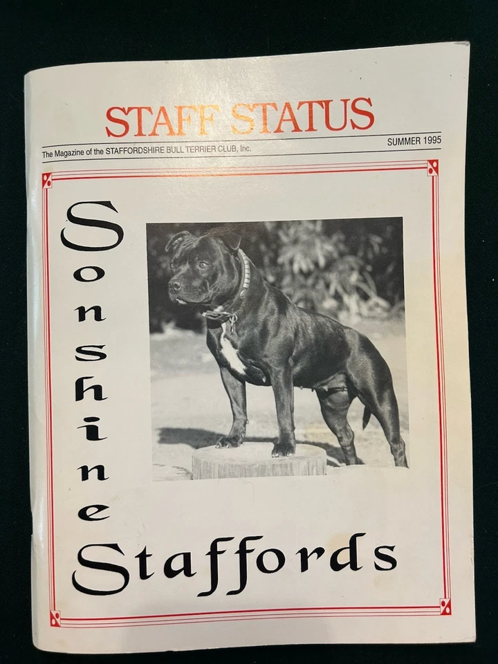 Revista Staffordshire Bull Terrier  Foto 1 de 1