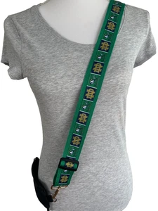 Notre Dame Handtasche Riemen 46" Grad Alaun Geschenk 4 Ihre Mutter kämpft irische Goldverschlüsse - Bild 1 von 5