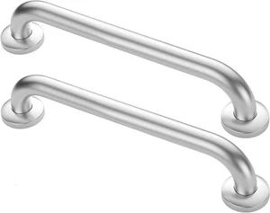 Barras de ducha de níquel cepillado 18" X 1 1/4", acero inoxidable para discapacitados de baño - Imagen 1 de 3