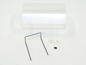 NEW ASSOCIATED RC10 4WD TEAM CAR Wing Clear & Mount Set AH28 - Picture 1 of 3