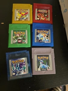 Pokemon para Game Boy Series Para Nintendo GBC Color Azul,Gris,Verde,Rojo,Amarillo  - Imagen 1 de 2