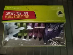 Cinta Correctora Original 10ct Tombow MONO Aplicadores RetroColor 1/6" x 32.8 Pies - Imagen 1 de 3