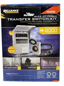 Reliance Controls Backup Power Transfer Switch Kit 3006HDK NEW - Picture 1 of 5