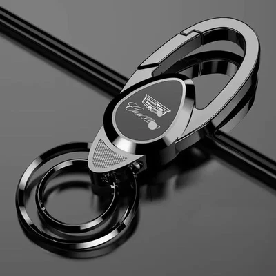 1 brand new premium metal keychain, car keychainkeychain, gun gray, Cadillac car - Image 1 of 4