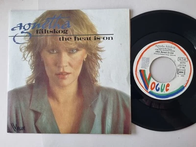 Agnetha Fältskog - The Heat Is On 7'' Vinyl France/ ABBA Foto 1 de 4