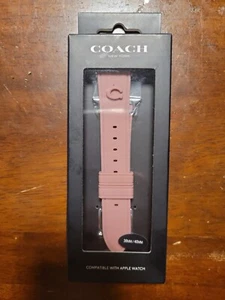 Coach Damen 38/40mm Silikon Ersatz Armband Band kompatibel mit Apple Watch - Bild 1 von 2