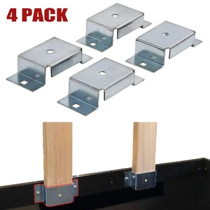Bolsillo de estaca de remolque NIXFACE 4 piezas 2" X 4" apto para camas planas y camiones ACERO - Imagen 1 de 12
