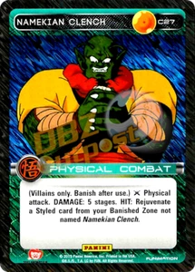 DBZ Dragon Ball Z TCG Panini Movie Collection C27 Namekian Clench Foil - Foto 1 di 1