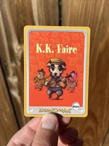 Tarjeta de lector electrónico Animal Crossing Nintendo Music Tune card KK Faire M02 - Imagen 1 de 2