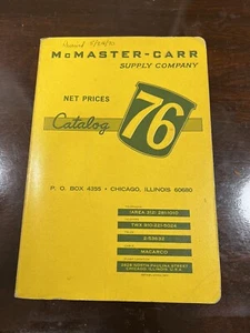 McMaster-Carr Supply Company Catalog 76 Asbestos Tools 1970 - Picture 1 of 6