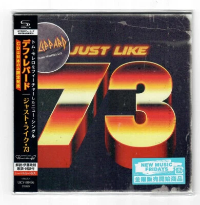 DEF LEPPARD "Just Like 73" JAPAN 2024 SHM-CD SINGLE UICY-80496 *SEALED* Foto 1 de 2