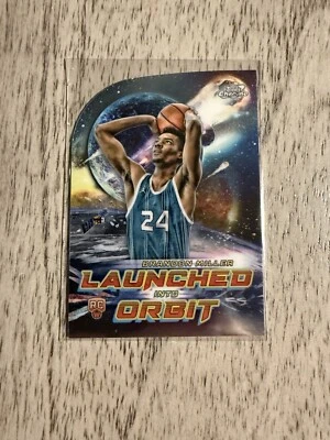 2023-24 Topps Chrome Cosmic Launched into Orbit LIO-3 Brandon Miller RC - Image 1 of 2