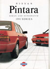 1991 NISSAN U12 PINTARA Australian 16p Brochure Sedan & Superhatch GLi T Ti TR-X