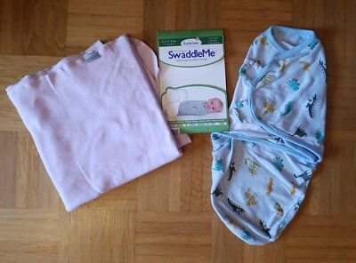 Original Swaddle Me Pucksack 3,2-6,4kg Gr. S 0-3 Monate Puckdecke TupTam Dinos - Bild 1 von 4