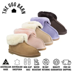 UGG Slippers Classic | Australian Made | Aussie A-Grade Sheepskin | Memory Foam - Picture 1 of 29