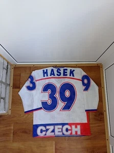 CAMISETA OLÍMPICA DOMINIK HASEK PERSONALIZADA REPÚBLICA CHECA TALLA S Pequeña - Imagen 1 de 4