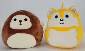 Squishmallows 8" Milly the Monkey & Tails the Cat Plush Kelly Toys Lot Stuffed - Picture 1 of 9