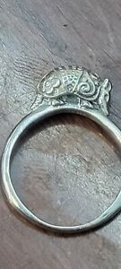 New James Avery Jewelry Retired Festive Armadillo Ring Sterling Silver size 7.5