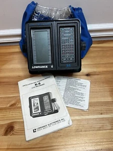 Lowrance X-5 LCG Recorder Fishfinder With Mounting Bracket & Manual Not Tested - Picture 1 of 8