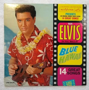 CRANIUM'S Elvis Presley BLUE HAWAII orig MONO long play Lp w/inner SWEET copy - Picture 1 of 8