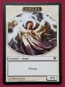 Magic The Gathering INNISTRAD ANGEL TOKEN card MTG - Picture 1 of 2