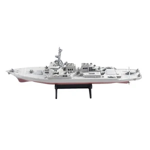 US Navy Lenkraketenzerstörer USS Arleigh Burke DDG-51 Schiff Vitrinenmodell Spielzeug - Bild 1 von 16