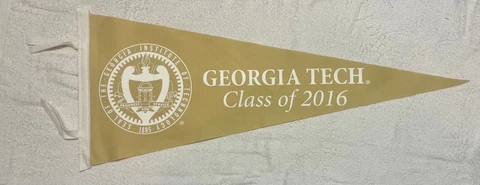 Georgia Tech Yellow Jackets Class of 2016  Wool Pennant Cover