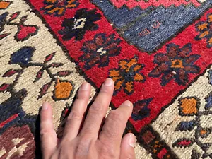 5x8 ANTIQUE RUG HANDMADE kilim soumak flatweave oriental caucasian fine real 5x9 - Picture 1 of 17