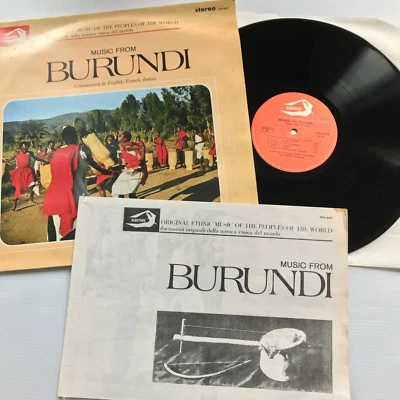 Music From BURUNDI - African Field Recording Vinyl LP Ethnic Music - Image 1 of 4