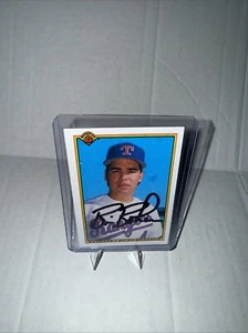 Brian Bohanon autographed Baseball Card (Texas Rangers) 1990 Bowman #489 - Picture 1 of 4