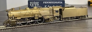 Pacific Fast Mail HO Scale Brass Pennsylvania K4s 4-6-2 Steam Unpainted & MINT! - Picture 1 of 17