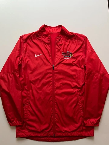 Nike Illinois State Redbirds Sweatshirt Mens Medium Red Full Zip Football NCAA Cover