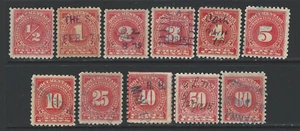 Bigjake: R-206 a 216, 1/2 a 80 centavos conjunto documental - DLWM - Imagen 1 de 2