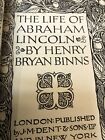 The Life of Abraham Lincoln Henry Bryan Binns 1927