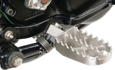 YAMAHA TT500 XT500 KEDO estriberas dentadas y ampliadas, acero inoxidable, tamaño Foto 1 de 4