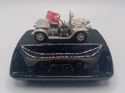 Vintage LESNEY Diecast 1911 RENAULT Car Porcelain Change Tray/Ashtray, ENGLAND  - Image 1 of 4